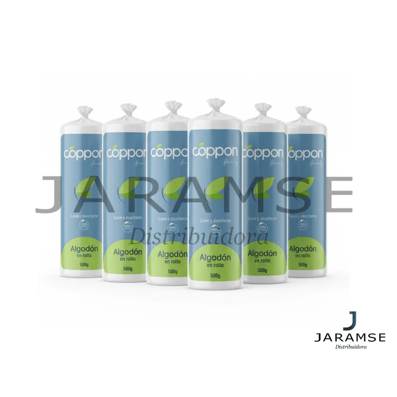 Algodón hidrófilo Coppon 500g — distribuidor JARAMSE hospitales y clínicas Perú