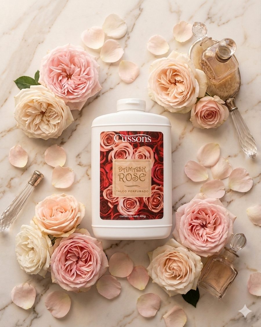 Talco Cussons Damask Rose
