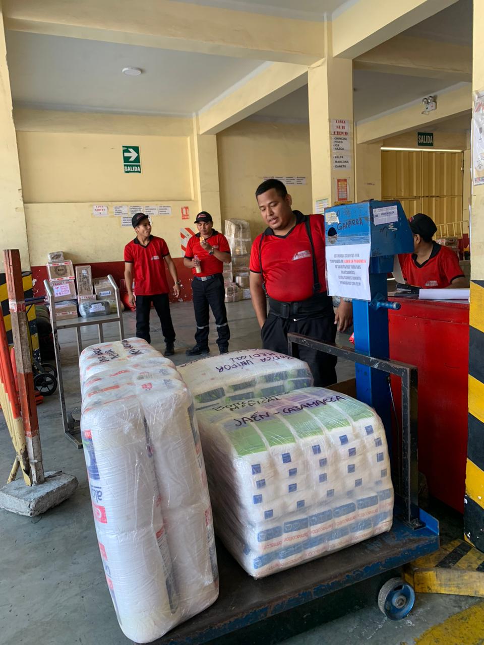 Pedido de algodón Coppon embalado para envío a provincia