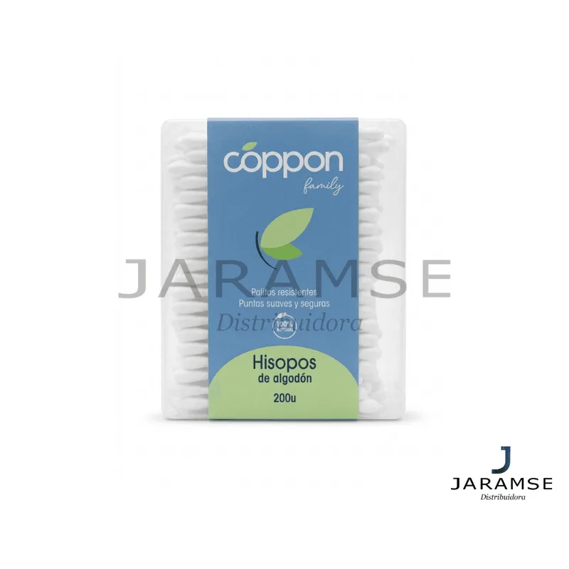 Hisopos de algodón Coppon — distribuidor JARAMSE Perú