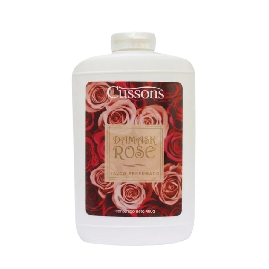 Talco Cussons Damask Rose · Frasco 400g