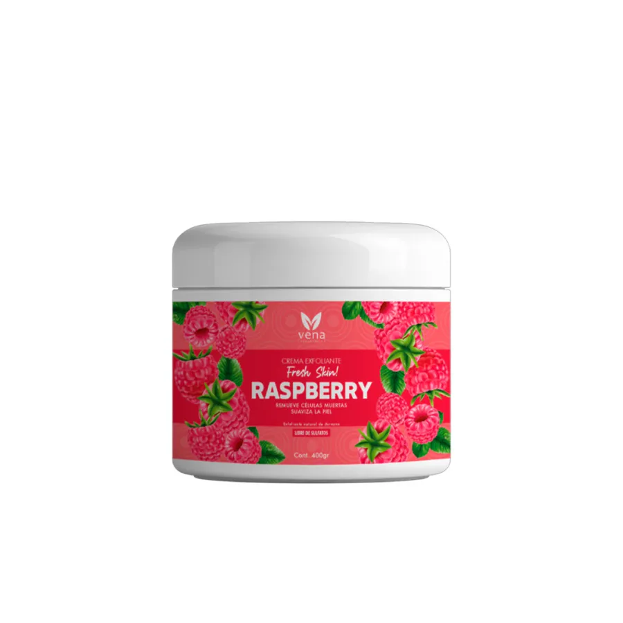 Crema Exfoliante Raspberry Vena 400g