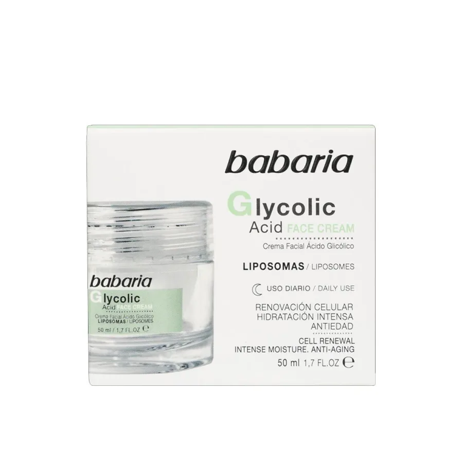 Crema Facial Glicólico Babaria 50ml